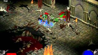 Diablo 2 - Andariel - Boss Fight - Paladin And Mage