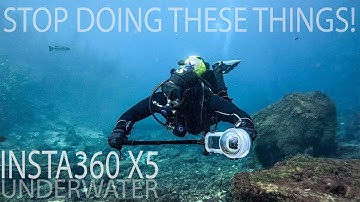 Stop making these mistakes! - INSTA360 X5 UNDERWATER Tips & Tricks