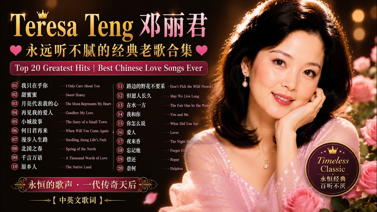 🎼 2026最火经典邓丽君金曲精选💖 柔情歌声陪你重温青春回忆| Teresa