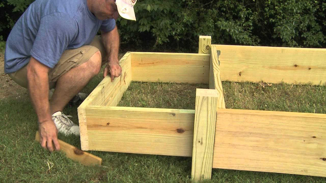 Raised Garden Bed - YouTube