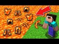 Minecraft NOOB vs PRO ONLY WITH THIS PICKAXE NOOB CAN MINE RAREST LAVA ARMOR Challenge 100% trolling