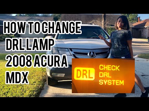 How to Change Out your DRL Daytime Running Light: 2008 Acura MDX
