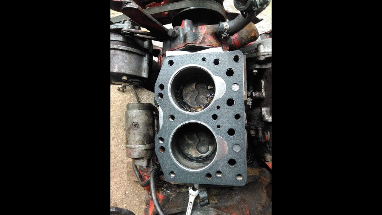 Gehl 3610 Changing Head Gasket YouTube