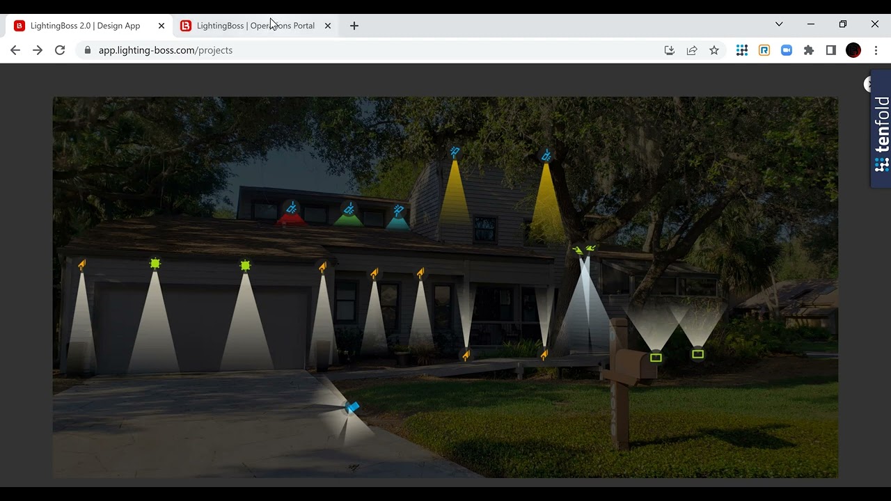 Difference between LB2.0 free and pro version landscape lighting
