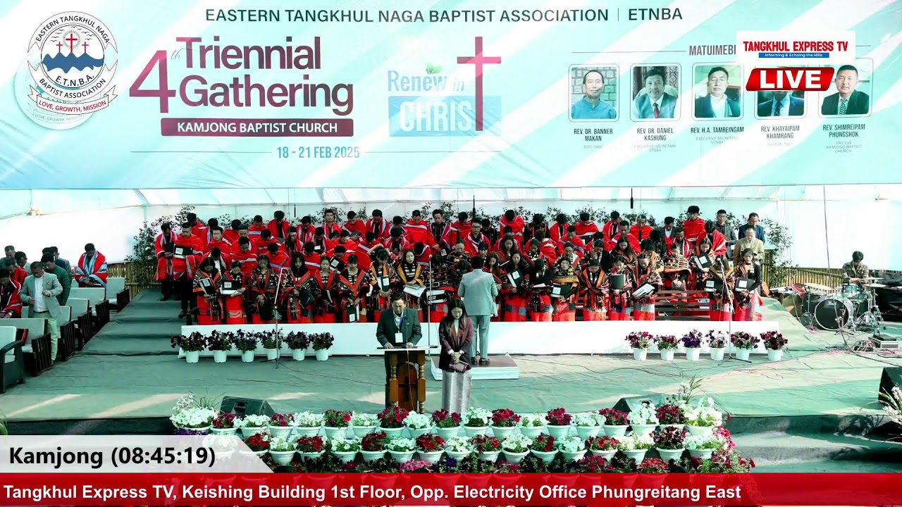 Morning Service  | 20 Feb.2025 | 4th Triennial Gathering | Eastern Tangkhul Naga Baptist Association