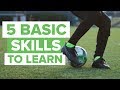 5 gestes techniques de football simple  apprendre  tutoriel