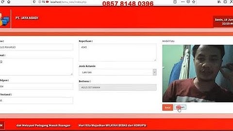 APLIKASI BUKU TAMU DILENGKAPI CAPTURE WEBCAME DAN INDEX KEPUASAN MASYARAKAT DENGAN PHP MYSQLI