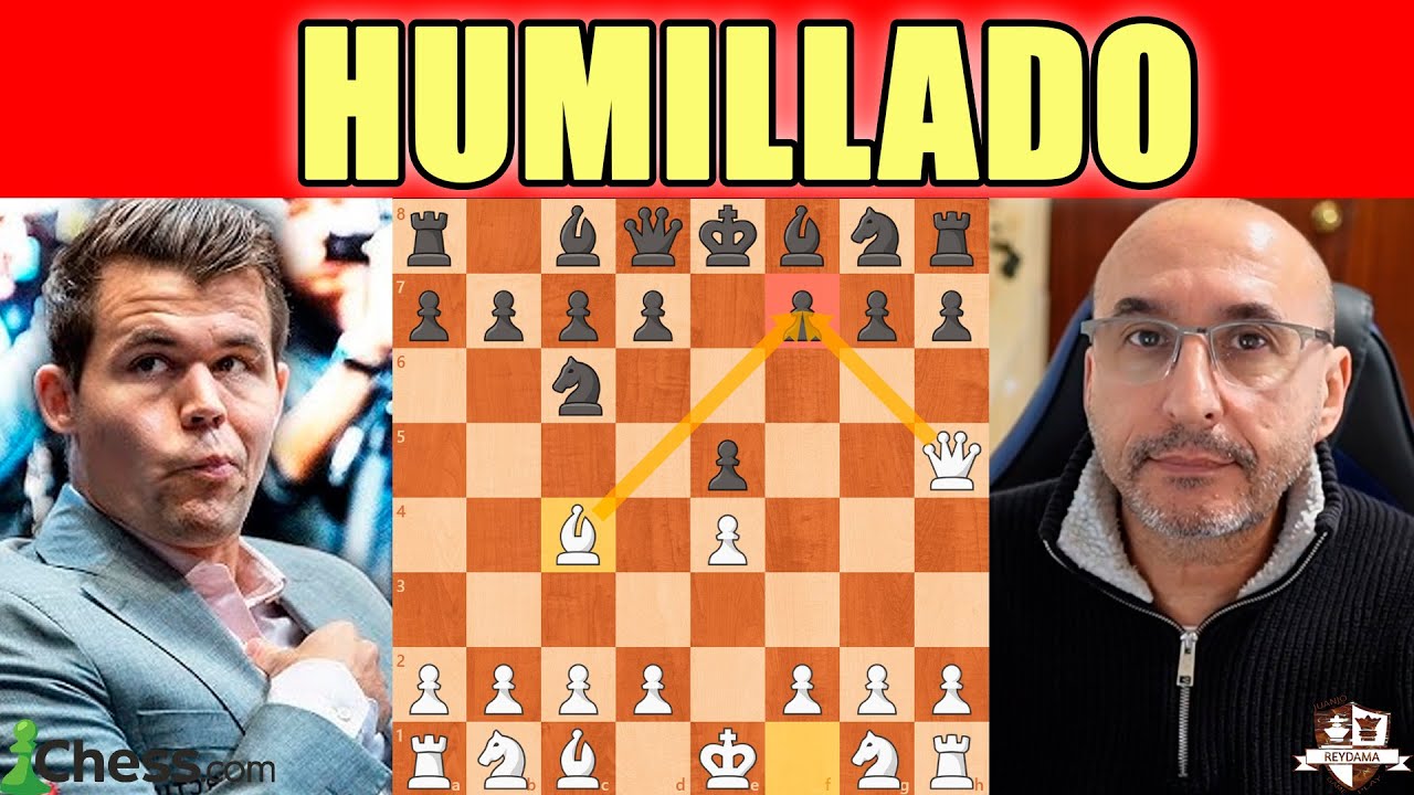 Carlsen Jugó el Mate del Pastor! Le Dan un Correctivo con Dos SACRIFICIOS ÉPICOS
