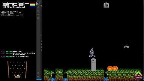 ZX Next Game Coding (Assembly)-Spooky Platformer - X8 Collisions Sprite-to-MapObject/Fixing Left Scr