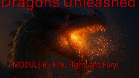 Dragons Unleashed - MODULE 6 - Fire, Flight, and Fury: The Combat Philosophy of Dragons by UnderDug