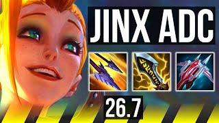 JINX &amp; Braum vs JHIN &amp; Galio (ADC) | Good KDA: 19/1/6, 60K damage | EUW Diamond | 26.7