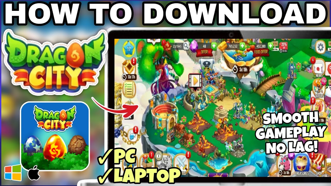 Как скачать и играть в DRAGON CITY на ПК или ноутбуке — простое пошаговое руководство (2026)