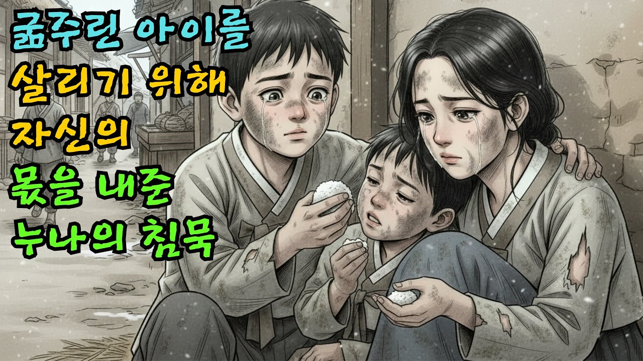 굶주린 아이를 살리기 위해 자신의 몫을 내준 누나의 침묵| 야담 | 민담 | 전설 | 옛날이야기