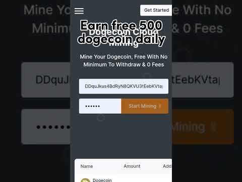 Earn free 500 dogecoin daily|| free dogecoin mining website|| new Dogecoin earning site