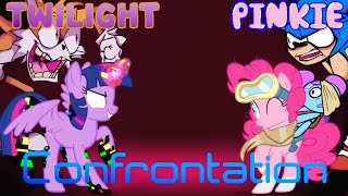 Fnf Confrontation But Twilight And Pinkie Pie Sings It (Secret Histories X Dusk Till Dawn Cover)