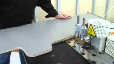 SCM M80 Manual edge bander for straight and curved panels