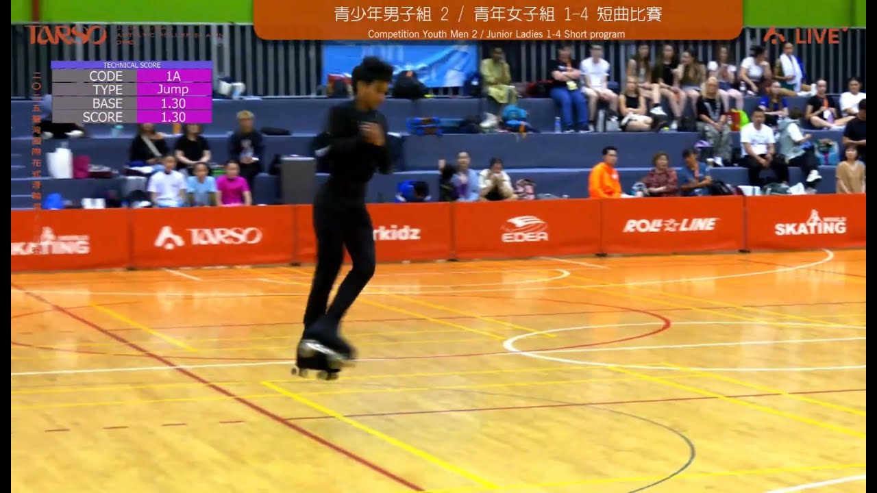 KYVALYA Kopparapu - Inline short program-Youth @ 2025 Taiwan Artistic Roller Skating Open