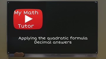 ALEKS | Applying the quadratic formula: Decimal answers
