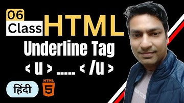 Master the u Tag: Make Text Stand Out in HTML! Underline Tag | u tag in html