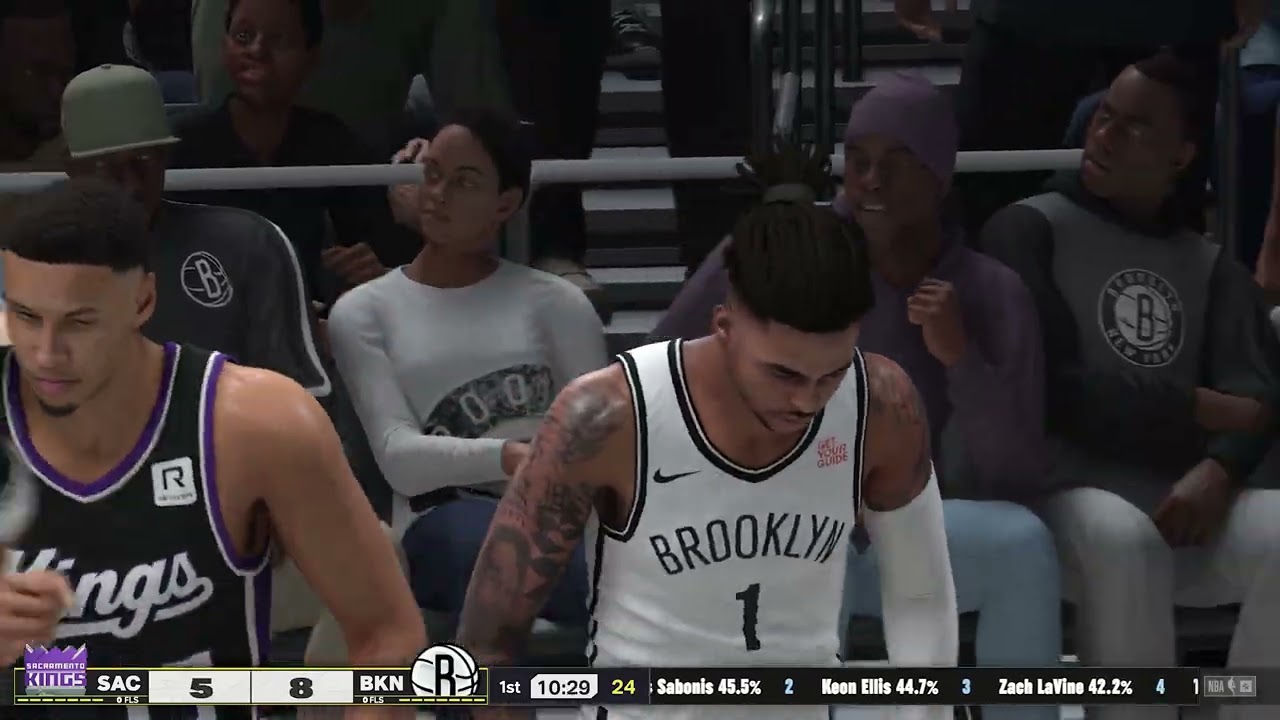 NBA 2K25 (Next Gen) - Sacramento Kings vs Brooklyn Nets