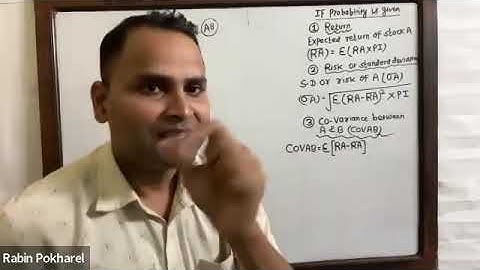 Mbs second semester- finance-chapter (Risk and Return) class 2 -tu 2024,2022,2023 etc ( probability)