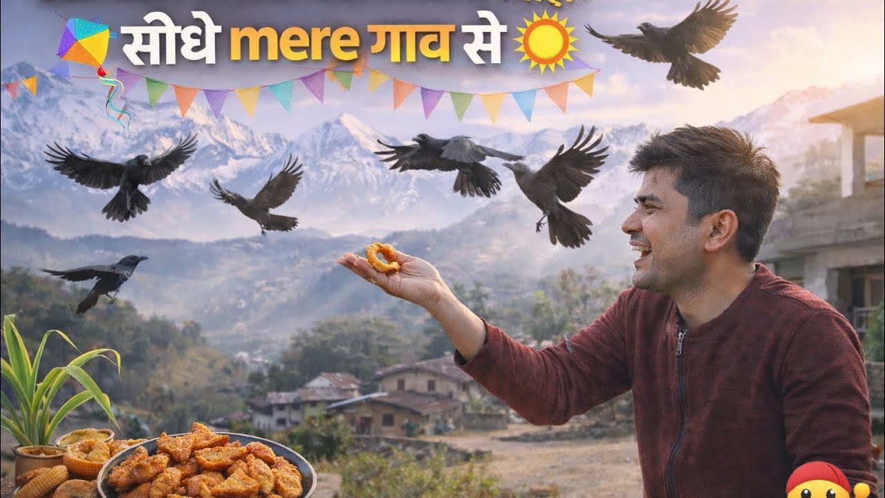 Kya hota है Utarayani ke त्यौहार में? और लोग kyu जाते h जंगलों में | अपने पहाड़ी style m ♥️ ⛰️🌄