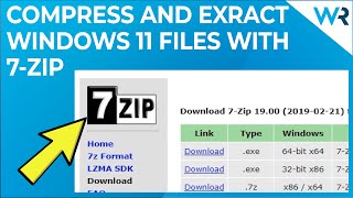 How to compress and extract Windows 11 files with 7-Zip screenshot 1