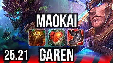 MAOKAI vs GAREN (TOP) | EUW Diamond | 25.21