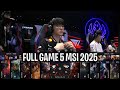 T1 vs AL GAME 5 MSI 2025 PLAYOFFS | T1 vs ANYONE'S LEGEND G5 MSI 2025 PLAYOFFS