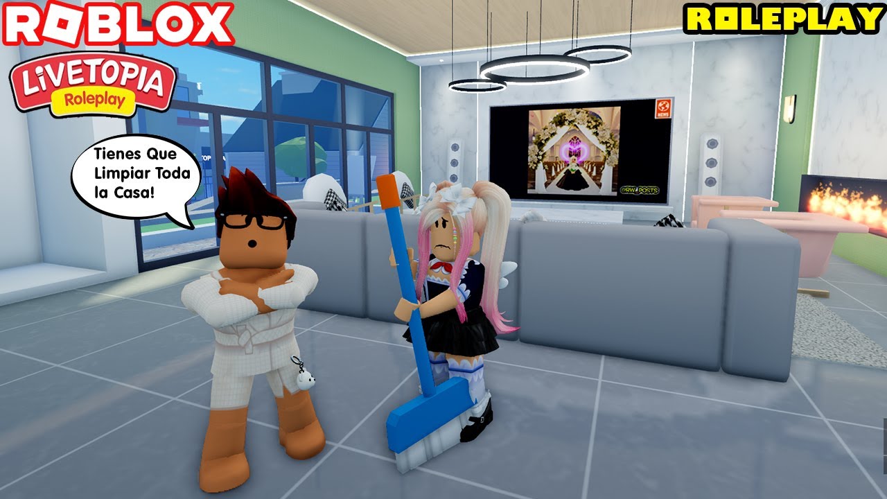 Cansada De Siempre Limpiar Y Cocinar En La Casa! Gutti No Me Comprende! 😥Roleplay Livetopia!