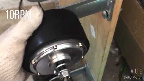 Speed-control a BLDC geared hub motor