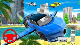 Uncontralable Flying Car This is | Flying Car Transport Simulator Android Gameplay #1 screenshot 1