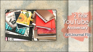 2 Year YouTube Anniversary ~ Art & Journal Flip Through