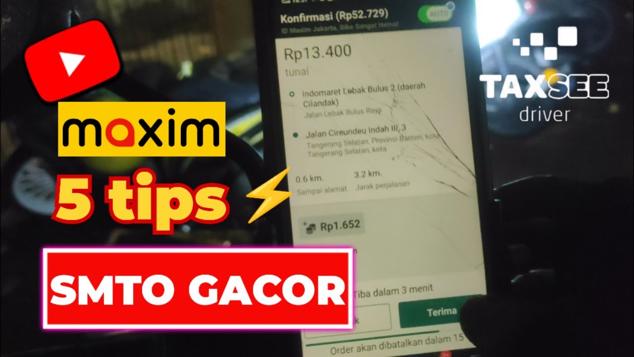 Rahasia Akun GACOR di SMTO Maxim- Gak Asal Nunggu Order
