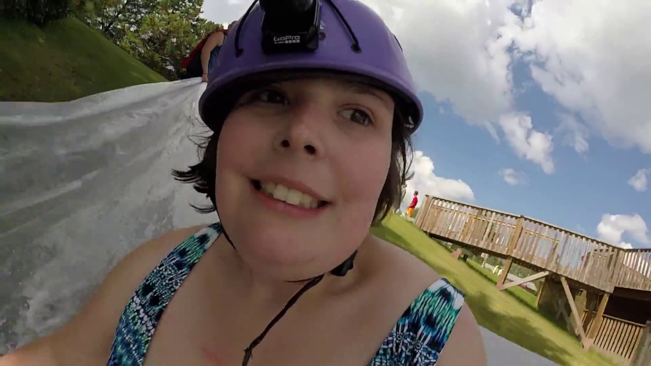 Camp He Ho Ha takes on the Slip 'n' Slide