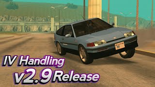 IV Handling v2.9 Stable Release - Vanilla Vehicle GTA SA screenshot 1