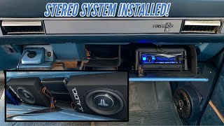1986 Square Body Chevrolet C30 Dually Turbo LS Swap Project  Part 20  Stereo System Install