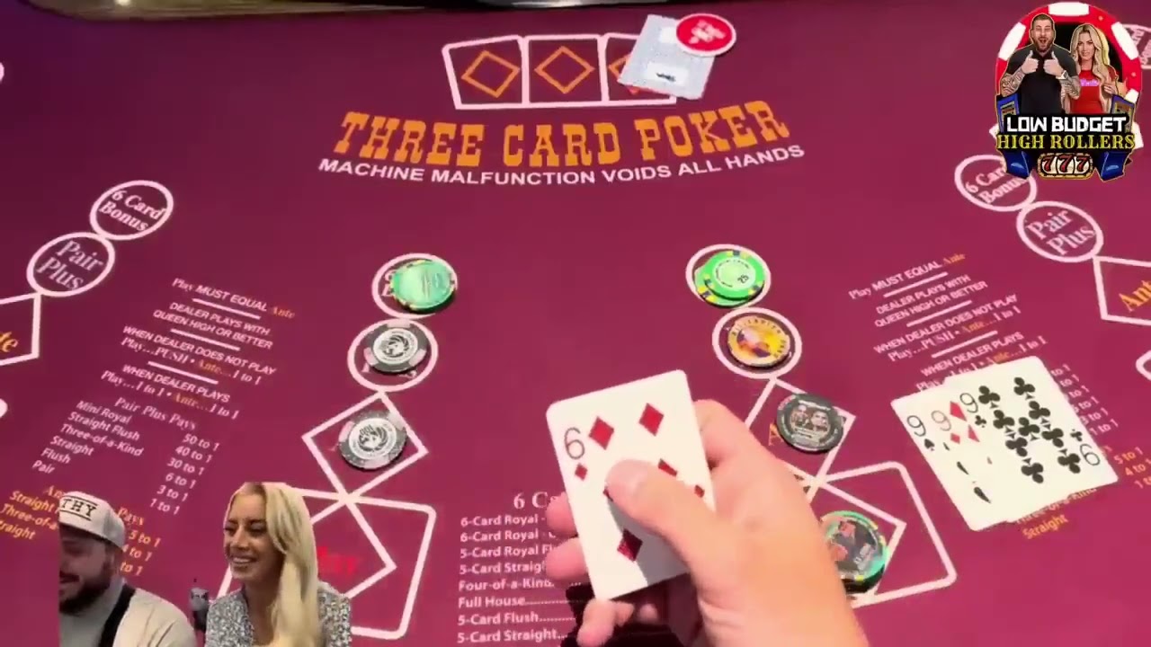 TRIPS ON 3 CARD POKER! INSANE!