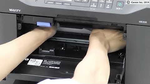 MAXIFY MB5070 : paper jam (inside the front cover)