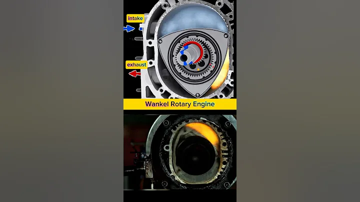 Wankel Rotary Engine | How the Unique Rotary Engine Works | Rotary Vehicle Engine Animation