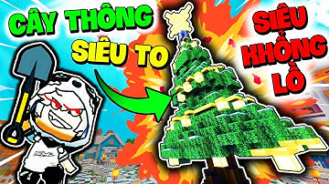 SIRO XÂY CÂY THÔNG NOEL SIÊU TO SIÊU KHỔNG LỒ ĐÓN GIÁNG SINH CHO LÀNG CỦA HERO TEAM TRONG MINI WORLD