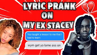 YNW MELLY “SUICIDAL” LYRIC PRANK ON MY EX