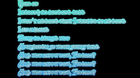 Rave The Reqviem - Are Yov Happy Now, Fidelio