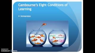 One-Shot Library Instruction and Cambourne's Theory of Learning