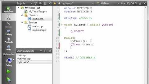 C++ Qt 27 - QTimer