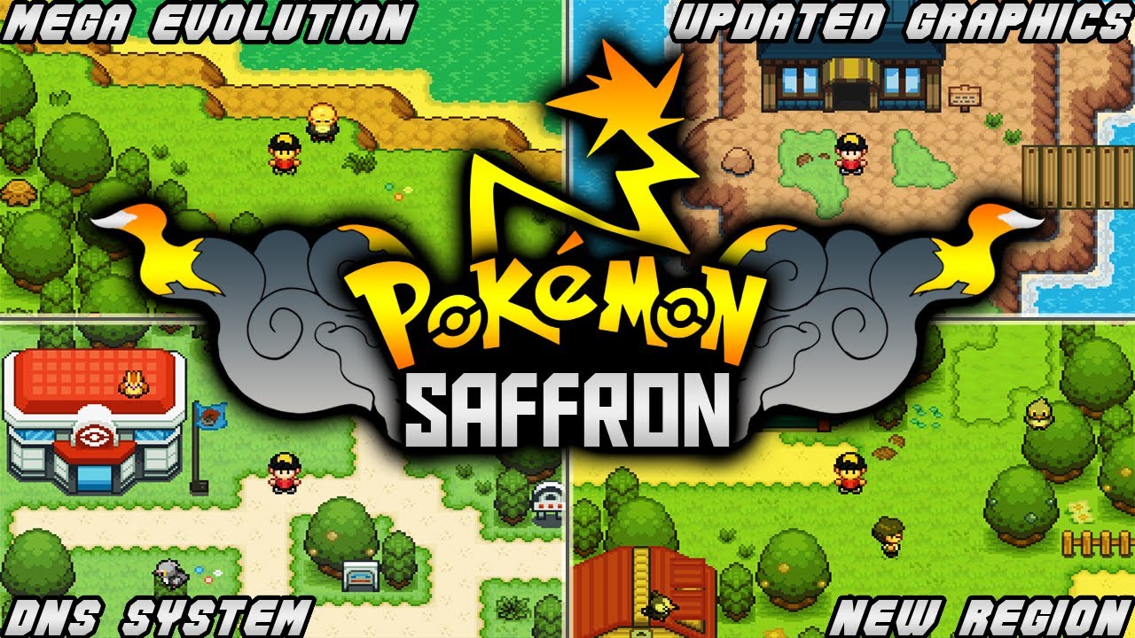POKEMON GAME WITH SAFFRON, MEGA EVOLUTION, UPDATED GRAPHICS, NEW REGION
