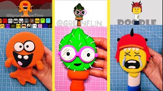 I Made Sprunki OC: Lamput,  Cactukk, Dino Kid (from 99 Nights in the Forest Roblox)