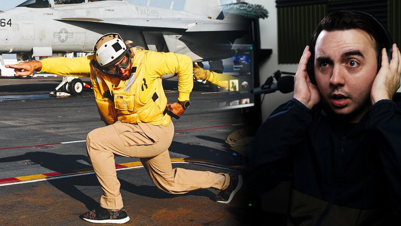 Navy SAILOR REACTS to Dude Perfect Aircraft Carrier Bucket List