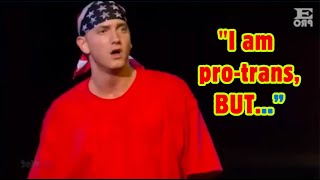 Old Man Eminem: Accepts Trans People, but is, kinda awkward about it…