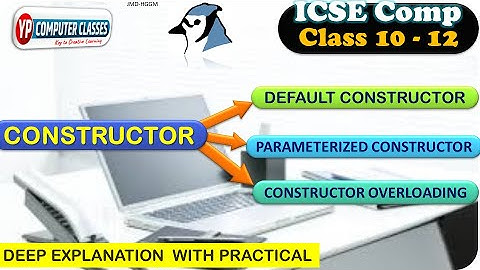 Constructor in Java | Constructor Overloading in java | Default and Parameterized Constructor